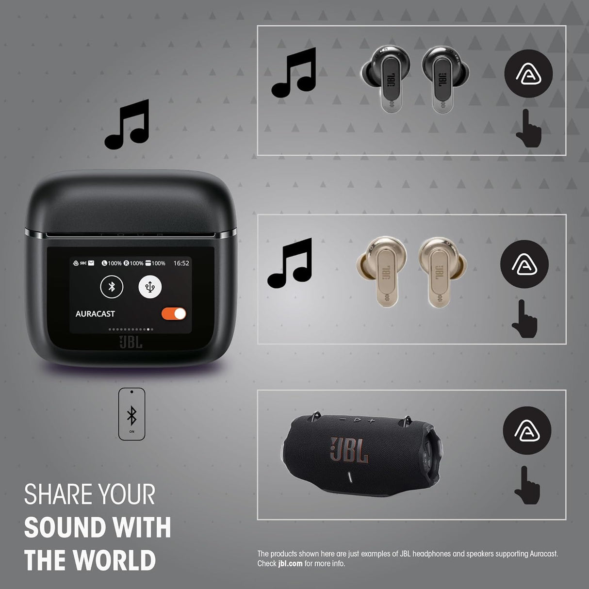 Auriculares Inalámbricos JBL Tour Pro 3, Cancelación de Ruido