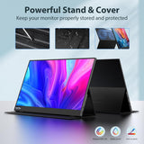 Monitor portátil InnoView 15.6 FHD, HDMI, USB-C, con altavoces