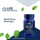 Suplemento Brain Nootropic mejoradas para atención 30 und