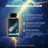 Suplemento apoyo de la vitalidad masa corporal Sculpt Nation