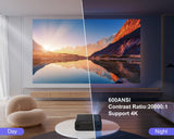Proyector 4K con WiFi 6 y Bluetooth 5.2 P62 WiMiUS