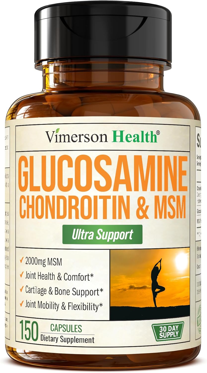 Suplemento Articular Glucosamina, Chondroitina y MSM - 150 Caps