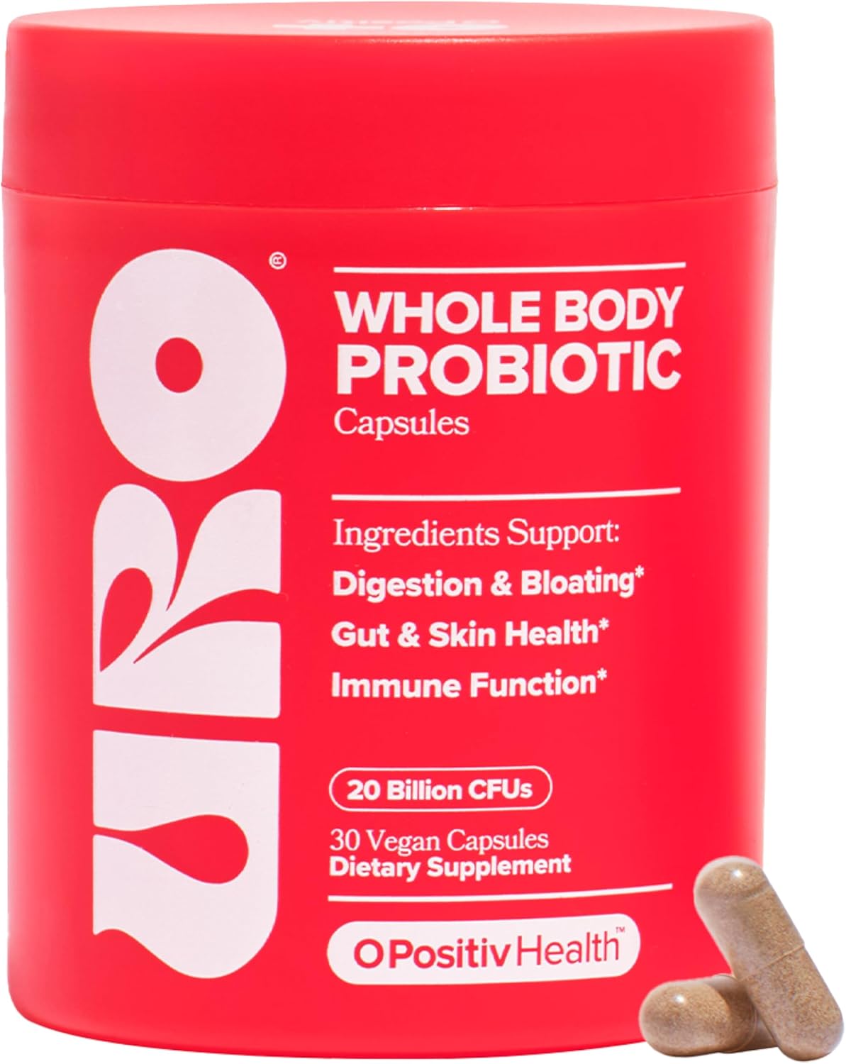 U Positiv URO Probiótico 3 en 1 para microbiomas y digestión