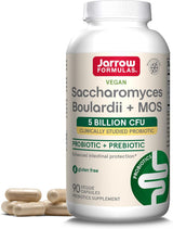 Suplemento de Jarrow Formulas Sacharomyces boulardii y MOS