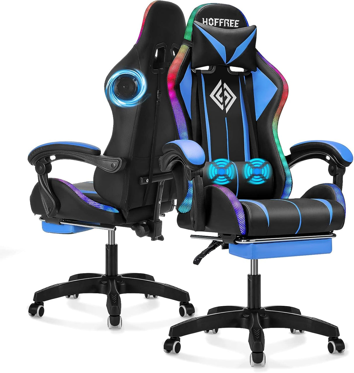 Silla Gamer con altavoces Bluetooth POA8806137 VANSPACE