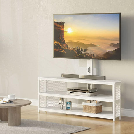 Soporte de TV Rolanstar con Montaje y Salida de Poder, Ajustable