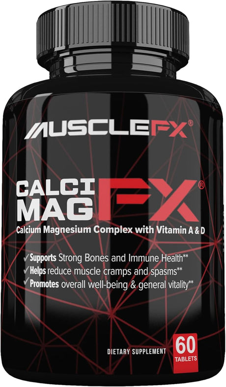 Suplemento Complejo de calcio y magnesio con vitamina A y D