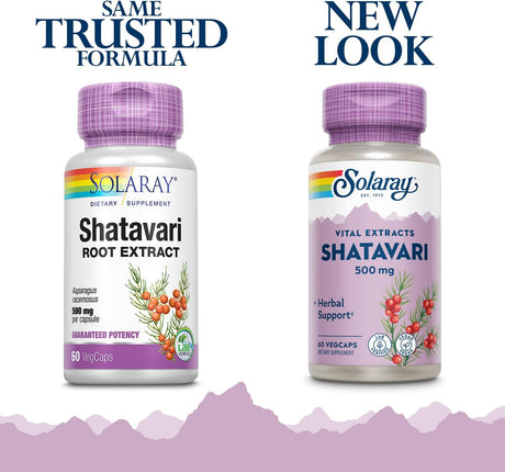SOLARAY Extracto de raíz de Shatavari de potencia  vegetal
