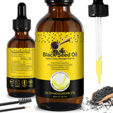 Aceite de Semilla Negra Orgánico, 100% Puro, 250ml, Crecimiento