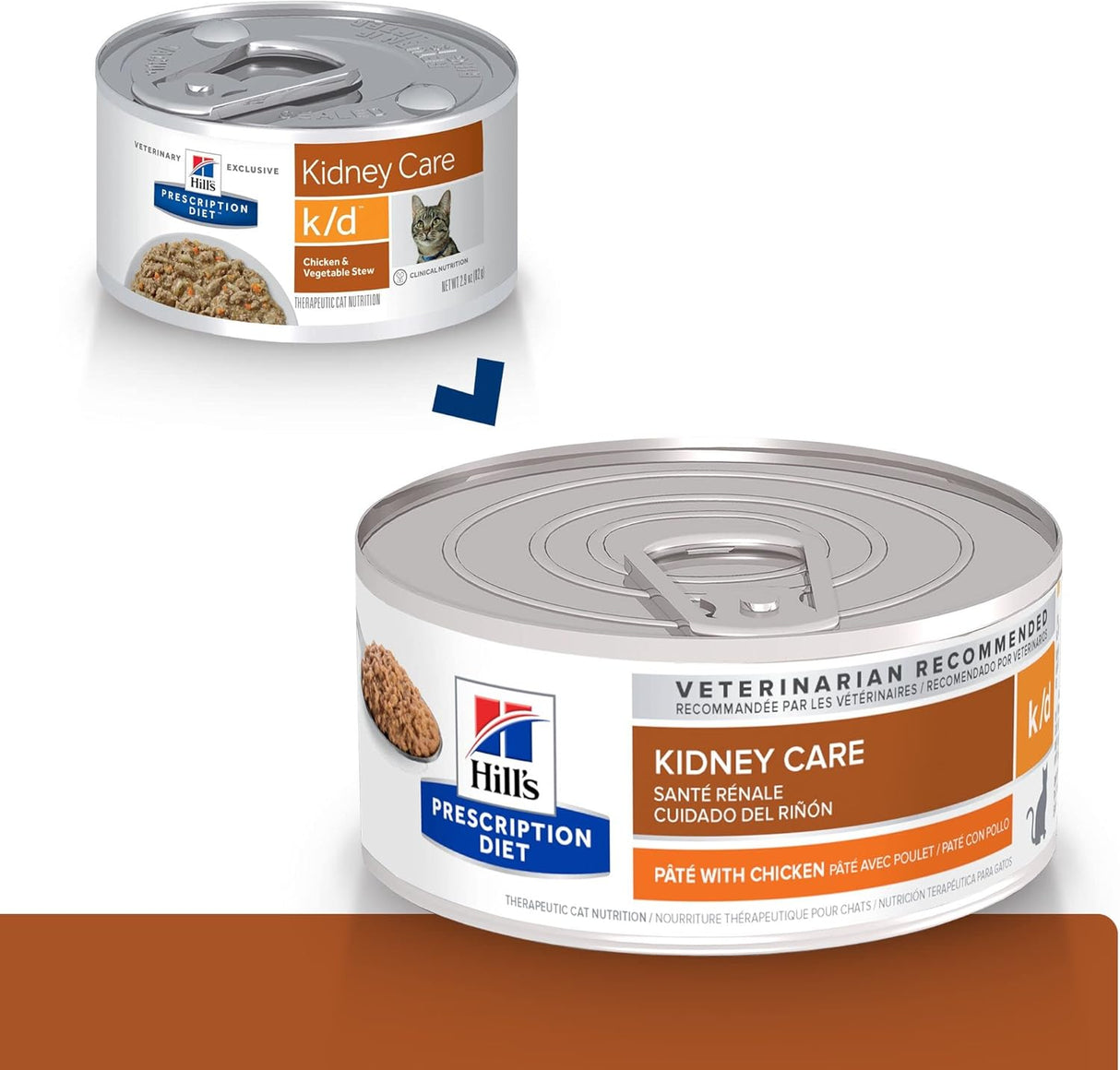 Alimento de gatos seca, latas de 5.5 onzas, paquete de 24