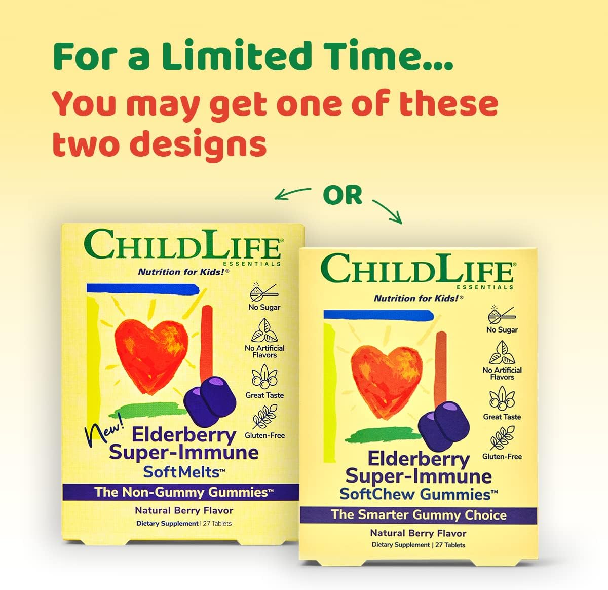 Gomas de Luteína para Niños CHILDLIFE ESSENTIALS - 27 Tabletas