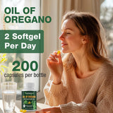 Aceite de Orégano con Semilla Negra – Suplemento Orgánico, 400 cápsulas