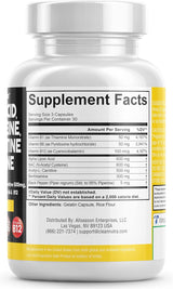 Suplemento Nerve Support 600mg - 90 Caps - Hecho en EE. UU.