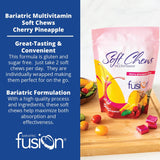 Vitaminas Masticables Bariatric Fusion Sabor Cereza Piña 60 Unidades