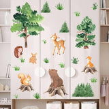 Pegatinas de animales de bosque KOKOLAP para decoraciones infantiles