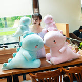 Lindo dinosaurio de peluche animal gordo de juguete