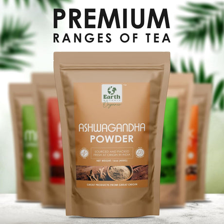 Polvo de raíz de Ashwagandha 453g - Sin GMO y sin gluten