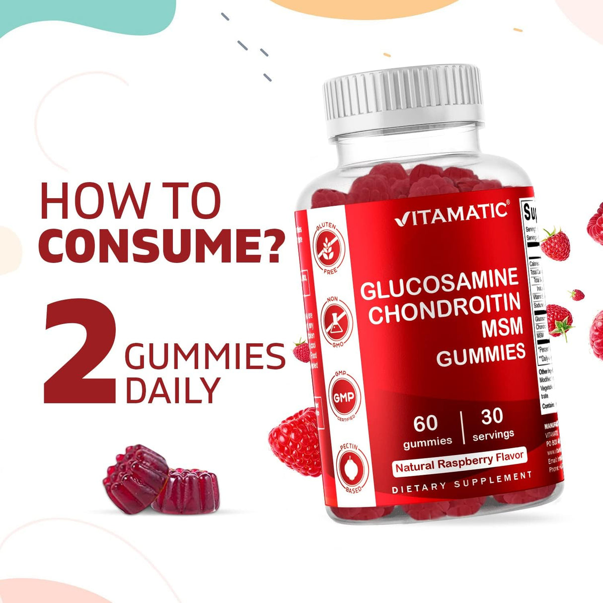 Suplementos Alimenticios de 2 gomitas vitamáticas