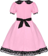 Disfraz Poodle para Niñas, Con Scarf de Lunares, Modelo 50s