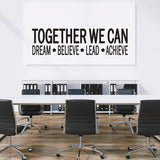 Vinilos Motivacionales VODOE para Oficina, Citas Inspiradoras 45x12.6