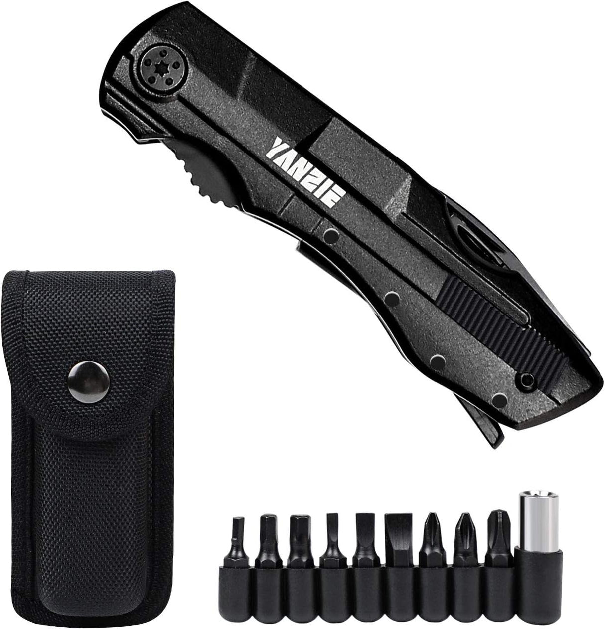 Cuchillo de bolsillo de hombre, cuchillo plegable para caza