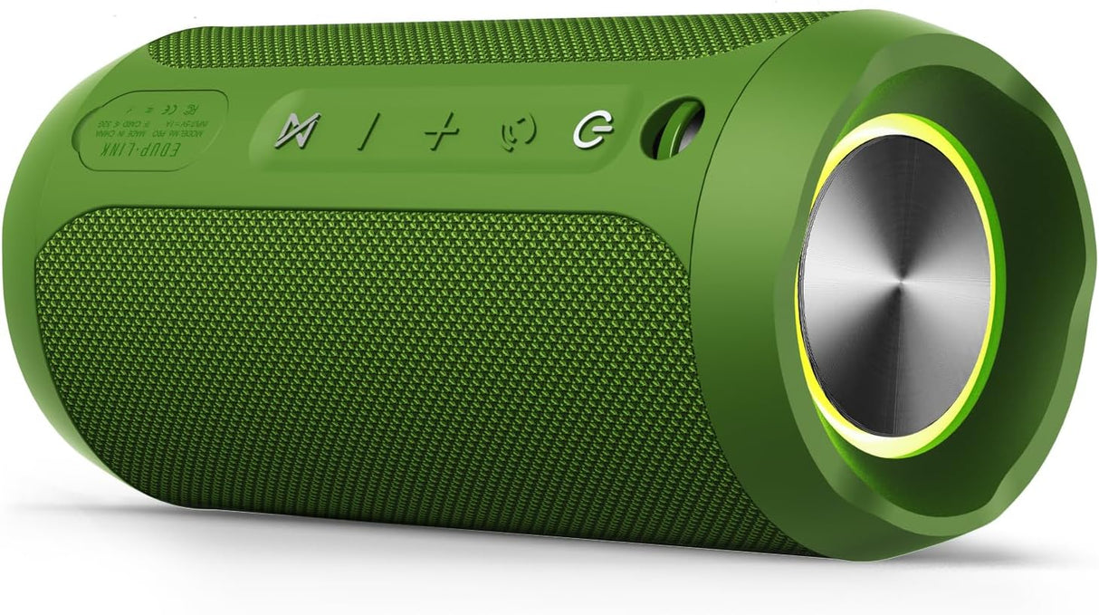 Altavoz Bluetooth Portátil EDUPLINK, Impermeable IPX7, Verde