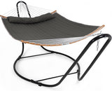 Hamaca Doble SUNCREAT con Soporte, Barra Curvada, Modelo Patentado