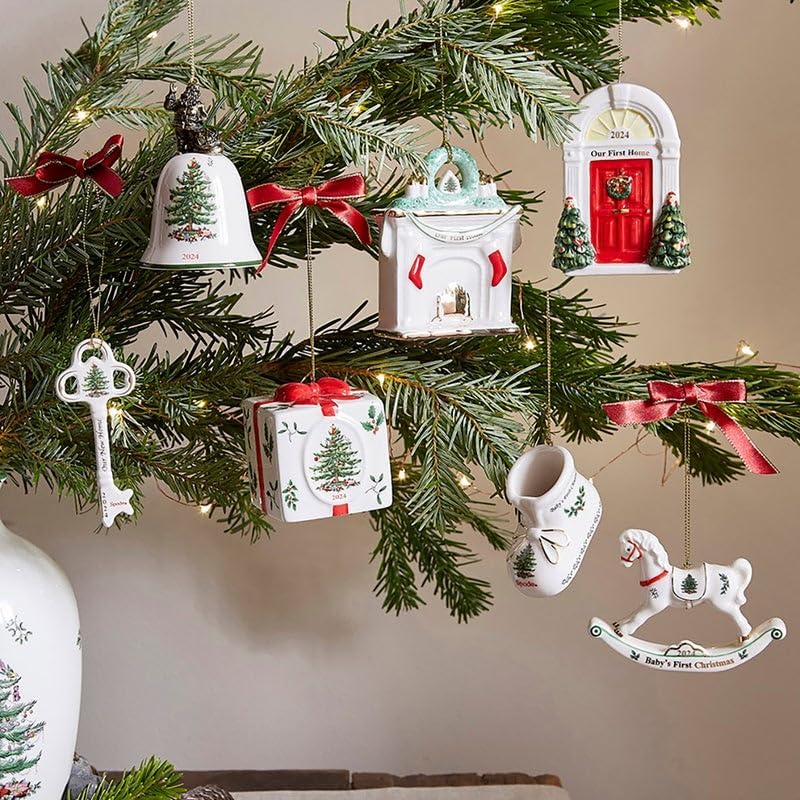 Adorno Campana Spode Christmas Tree 2024 - Decoración Festiva