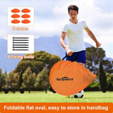 WIn SPORTS Soccer Goal Pro 2 redes de fútbol portátiles