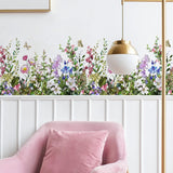 Vinilos Pared Flores y Mariposas Stickers Decorativos 60x90cm