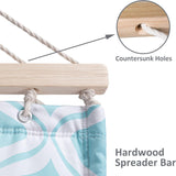 Hamaca Doble SUNCREAT con Soporte, Extra Grande, Tela Acolchada