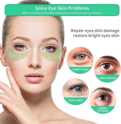 Máscara de ojos de aloe vera BREYLEE de materiales puros