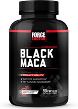 Force Factor Maca Negra 1000mg, Vitalidad para Hombres, 90 cápsulas