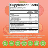 Vitamina líquida CoQ10 para salud cardíaca vegano sin OMG