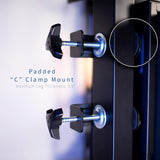 Soporte de CPU ajustable VIVO, montaje bajo escritorio, MOUNT-PC01C