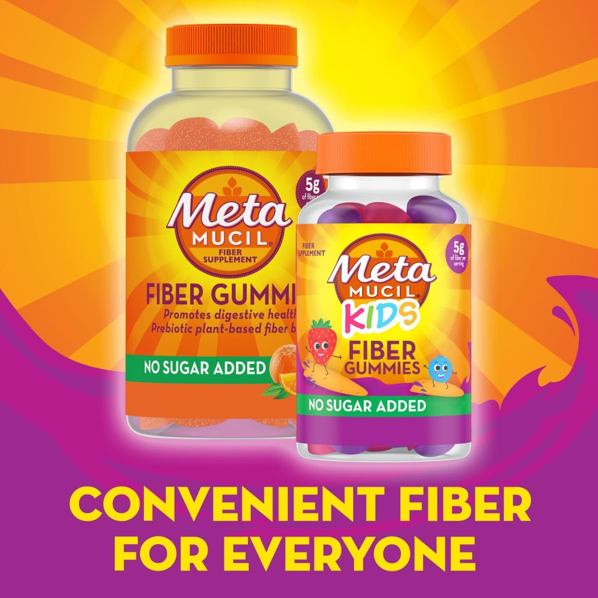 Suplemento de fibra para niños Metamucil