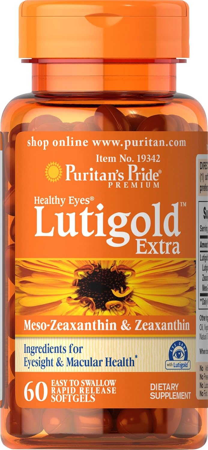 Puritan's Pride Suplemento Ojos Saludables Lutigold 2 Meses