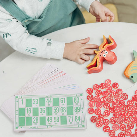 Juego de Bingo Toyvian, Set de Viaje, Fichas y Tableros