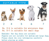 YAODHAOD - Zapatos para perros pequeños, antideslizantes, protectores de patas con correas reflectantes, ligeros, para caminar, para mascotas pequeñas o medianas