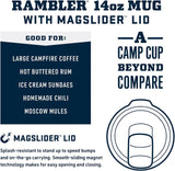 Taza YETI Rambler 14 oz, Acero Inoxidable, Aislada, con Lid MagSlider