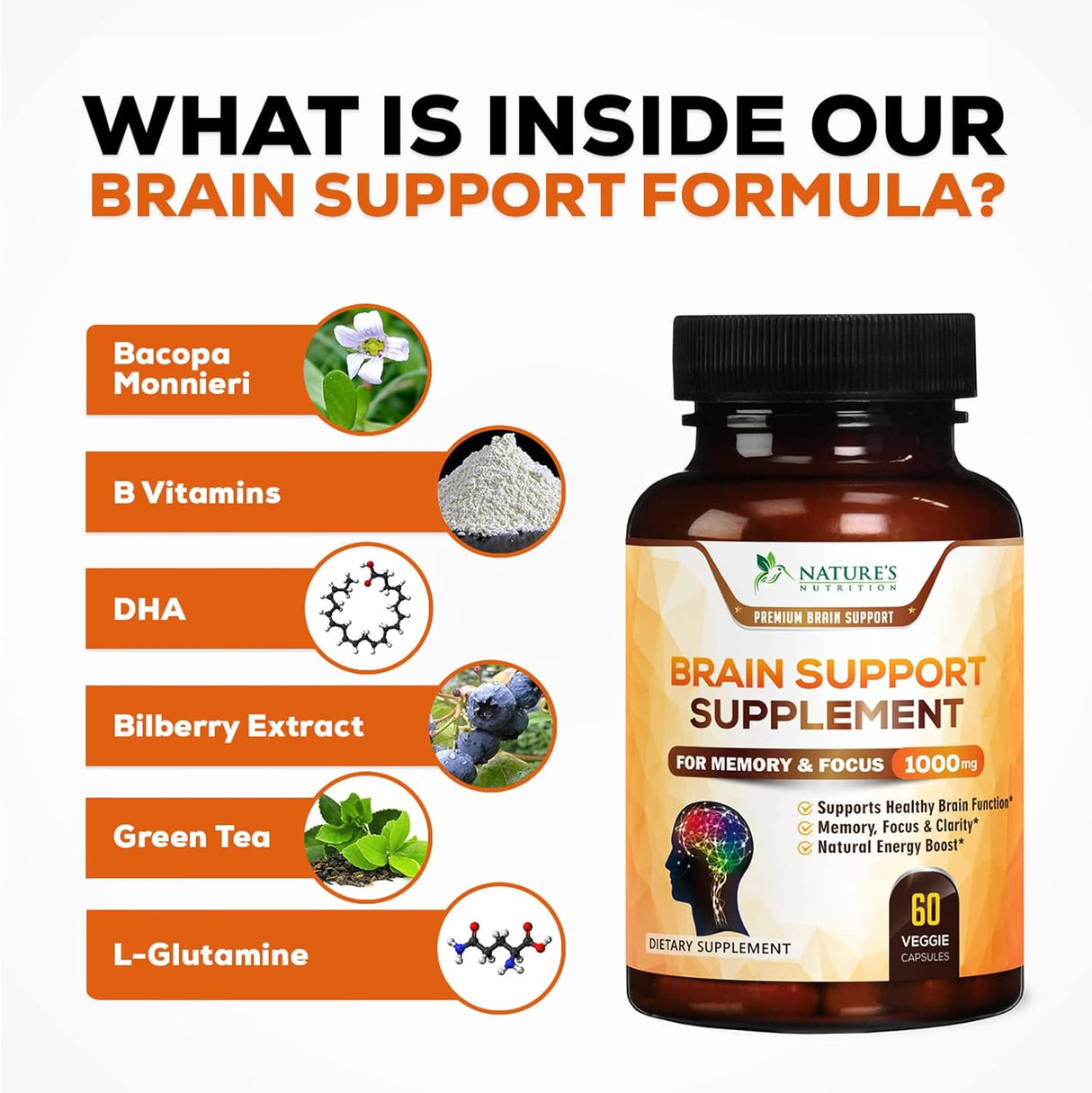 Suplementos Alimenticios de refuerzo cerebral