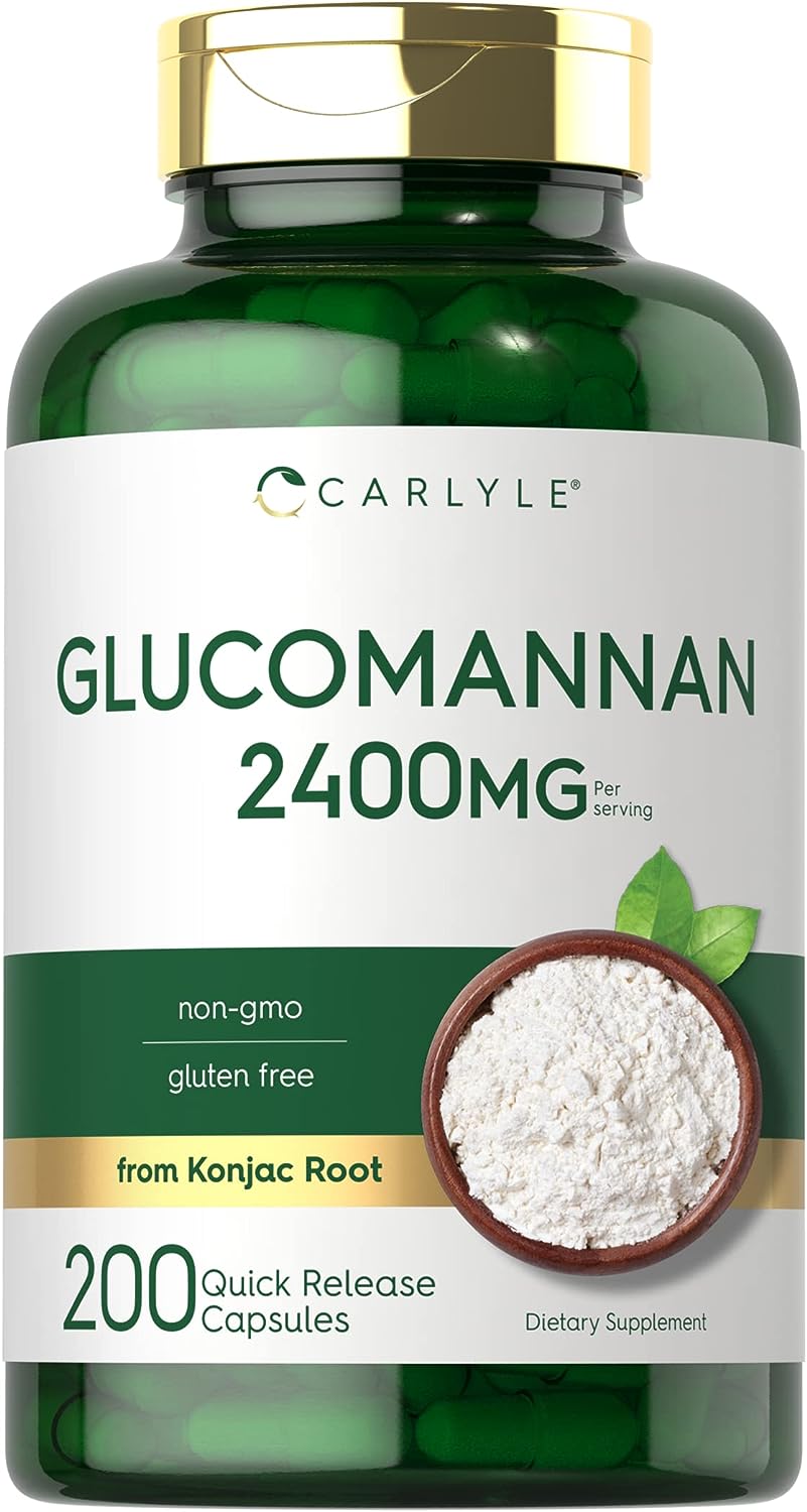 Carlyle Cápsulas de glucomanano 200 unidades sin gluten