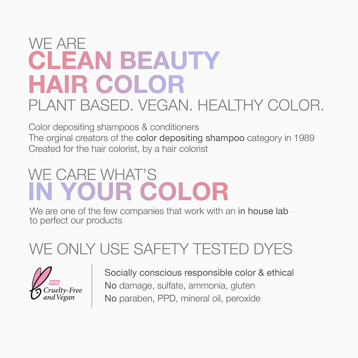 Champú de color para cabello semipermanente Celeb Luxury
