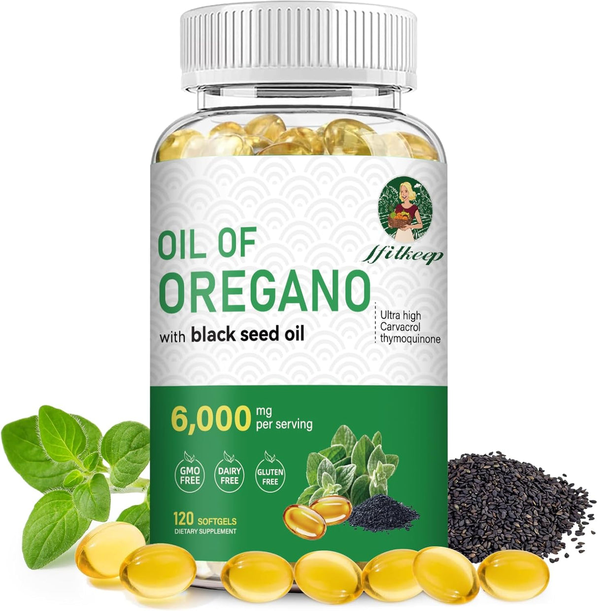 Aceite de Orégano en Softgels, Balance, 120 cápsulas