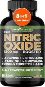 Gade Nutrition Suplemento Nitric Oxido - L Arginina, Energía, Rendimiento