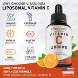 Suplementos Líquido liposomal de vitamina C de 2000 mg