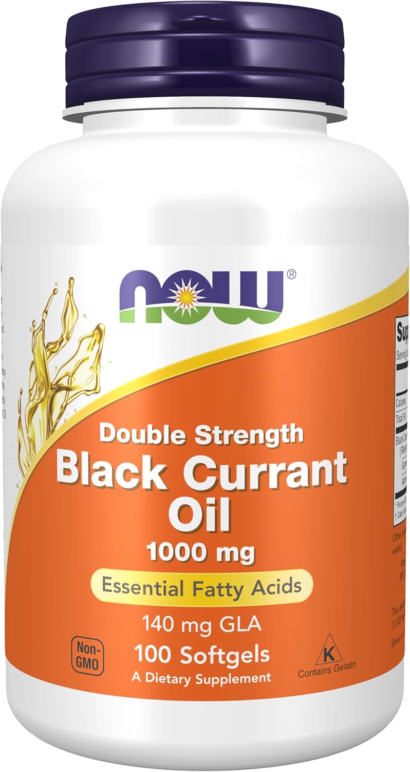Aceite de Grosella Negra 1000 mg NOW Foods, 100 Softgels
