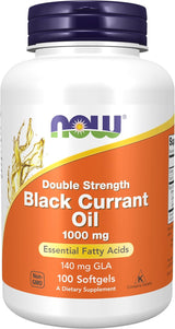 Aceite de Grosella Negra 1000 mg NOW Foods, 100 Softgels