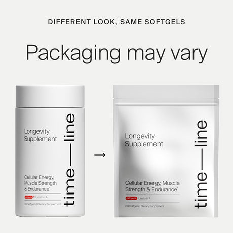 Mitopure Urolithin A Suplemento, Apoyo Salud Envejecimiento, 60 Cápsulas