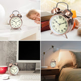 Reloj Despertador Super Ruidoso para Dormilones, 4" Silencioso